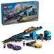Блоковий конструктор LEGO City Вантажівка-транспортер зі спортивними авто (60408) 613318 фото 11