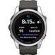 Смарт-годинник Garmin Fenix 7S Pro Solar Silver w. Graphite Band (010-02776-00/01) 035060 фото 4