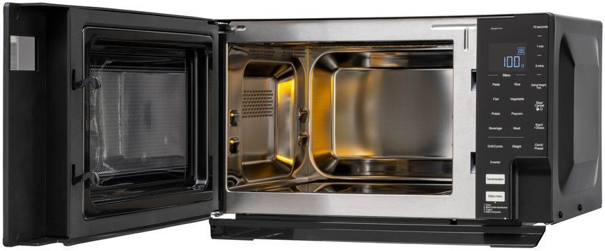 Мікрохвильова піч G&Ouml;TZE&JENSEN MO850S 900W безтарілкова, об'єм 23л, Inverter Baby Menu QuickStart Auto Cook 2094121 фото