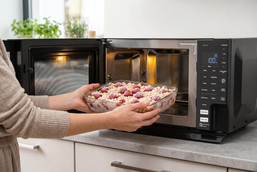 Мікрохвильова піч G&Ouml;TZE&JENSEN MO850S 900W безтарілкова, об'єм 23л, Inverter Baby Menu QuickStart Auto Cook 2094121 фото