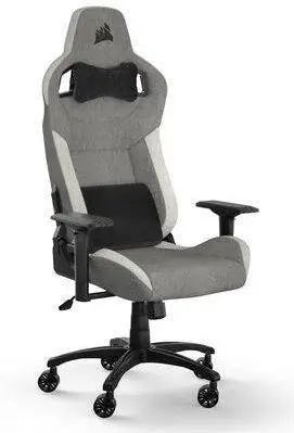 Компьютерное кресло для геймера Corsair T3 Rush Gray-White (CF-9010058-WW) 018912 фото