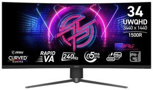 Монітор MSI MPG 346CQRF X24 34" 3440x1440px 240Hz 0.5 ms [GTG] Вигнутий 2078552 фото