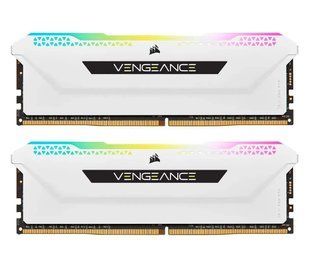 Пам'ять для настільних комп'ютерів Corsair 16 GB (2x8GB) DDR4 3200 MHz Vengeance RGB PRO SL (CMH16GX4M2E3200C16W) 340954 фото