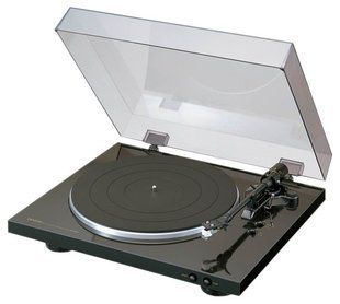 Програвач вінілу DENON DP-300F Чорний лак, автоматичний, пасовий привід, кришка в комплекті, швидкість 33 1/3, 45 об/хв 110042 фото