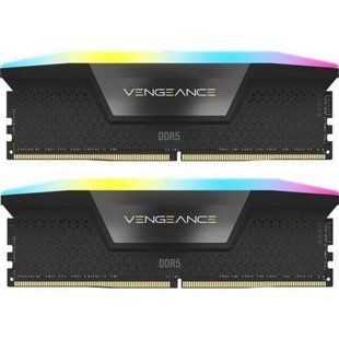 Пам'ять для настільних комп'ютерів Corsair 32 GB (2x16GB) DDR5 6000 MHz Vengeance RGB AMD EXPO (CMH32GX5M2E6000Z36) 027605 фото