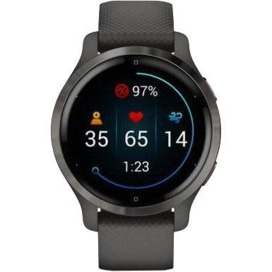 Смарт-часы Garmin Venu 2S Slate Bezel with Graphite Case and Silicone Band(010-02429-10/00) 035111 фото