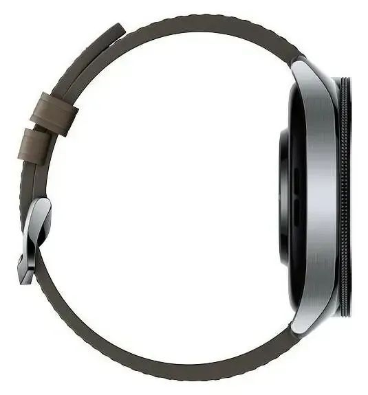 Смарт-годинник Xiaomi Watch 2 Pro Bluetooth Silver Case with Brown Leather Strap (BHR7216GL) 612739 фото