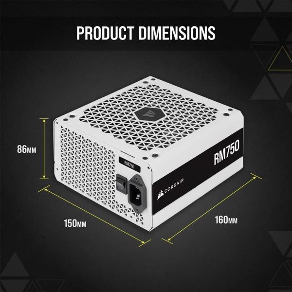 Блок живлення Corsair RM750 White Series -EU (CP-9020231) 002142 фото