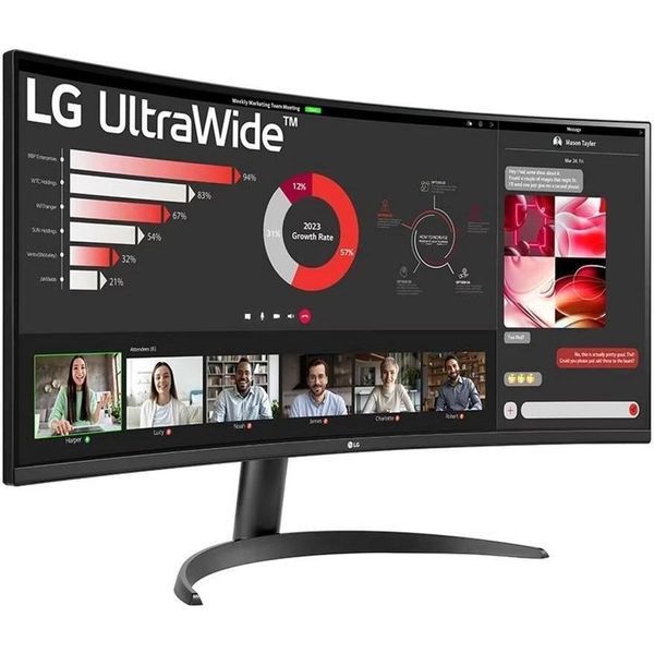 Монітор LG UltraWide 34WR50QC-B 023921 фото