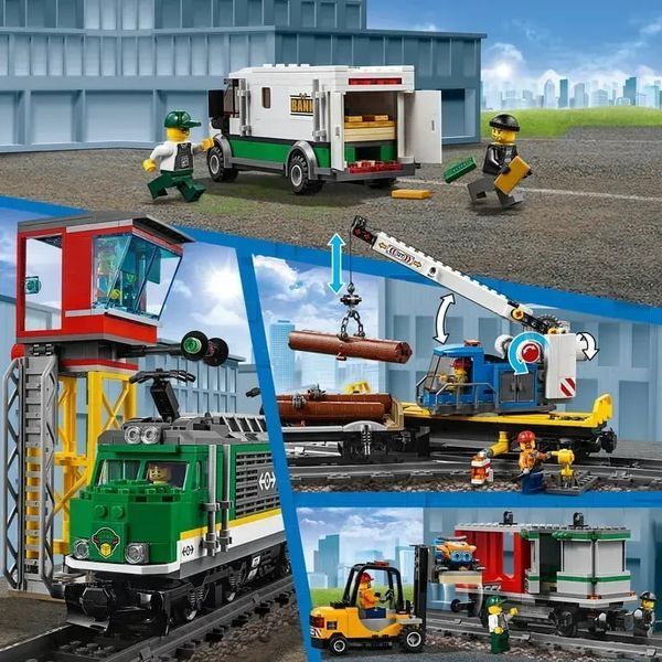 Блоковий конструктор LEGO City Вантажний поїзд (60198) 613454 фото