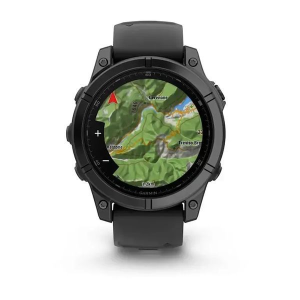 Смарт-часы Garmin Fenix E 47mm Amoled Slate Gray Steel with Black Silicone Band (010-03025-03/01/13) 613062 фото
