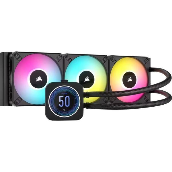 Водяное охлаждение Corsair iCUE H150i ELITE LCD XT (CW-9060075-WW) 014109 фото