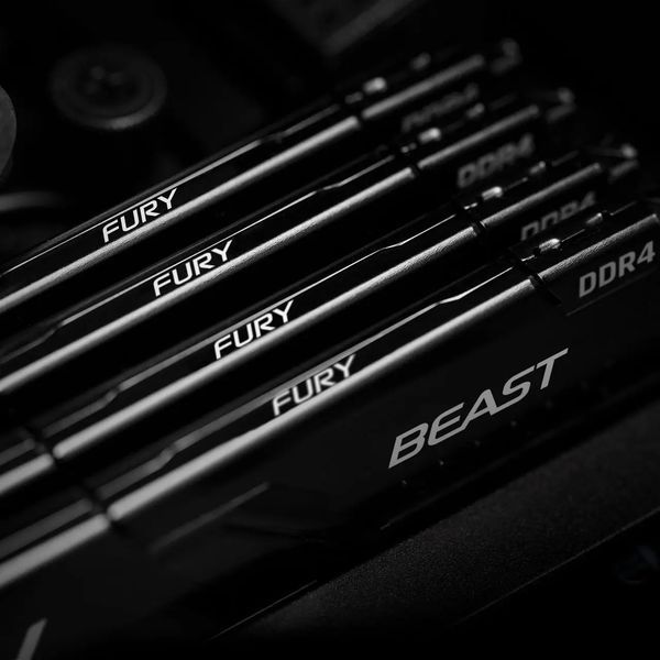 Пам'ять для настільних комп'ютерів Kingston Fury BEast 64 GB DDR4 3200 MHz (KF432C16BBK4/64) 032643 фото