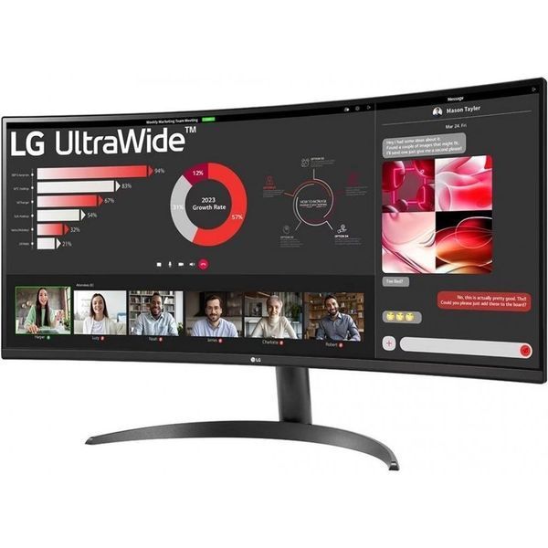 Монітор LG UltraWide 34WR50QC-B 023921 фото