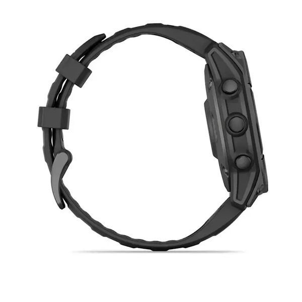 Смарт-часы Garmin Fenix E 47mm Amoled Slate Gray Steel with Black Silicone Band (010-03025-03/01/13) 613062 фото