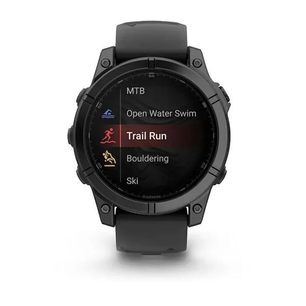 Смарт-часы Garmin Fenix E 47mm Amoled Slate Gray Steel with Black Silicone Band (010-03025-03/01/13) 613062 фото