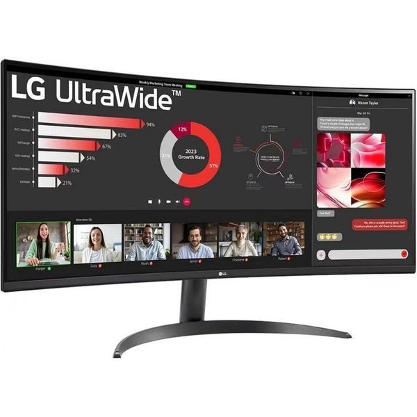 Монітор LG UltraWide 34WR50QC-B 023921 фото