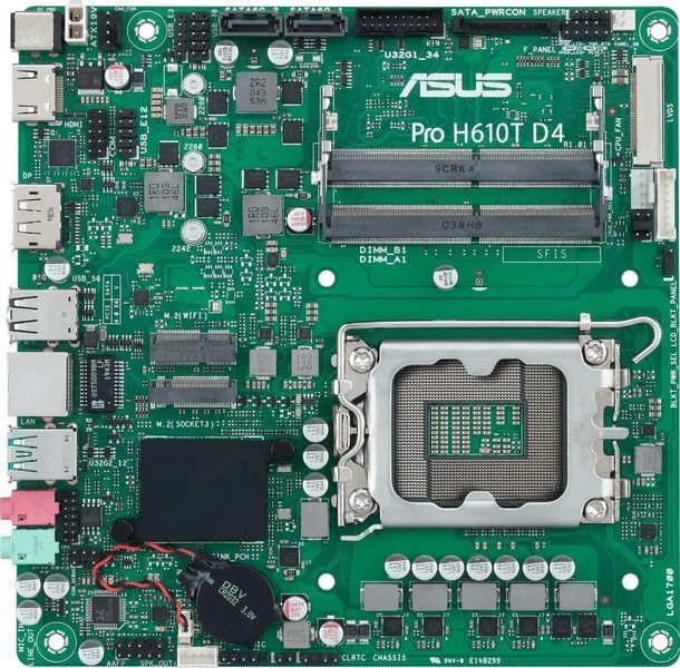 Материнська плата Asus Pro H610T D4-CSM 021751 фото