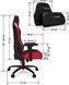 Комп'ютерне крісло для геймера Pro-Gamer Gorgon 2,0 Black/Red 018788 фото 9