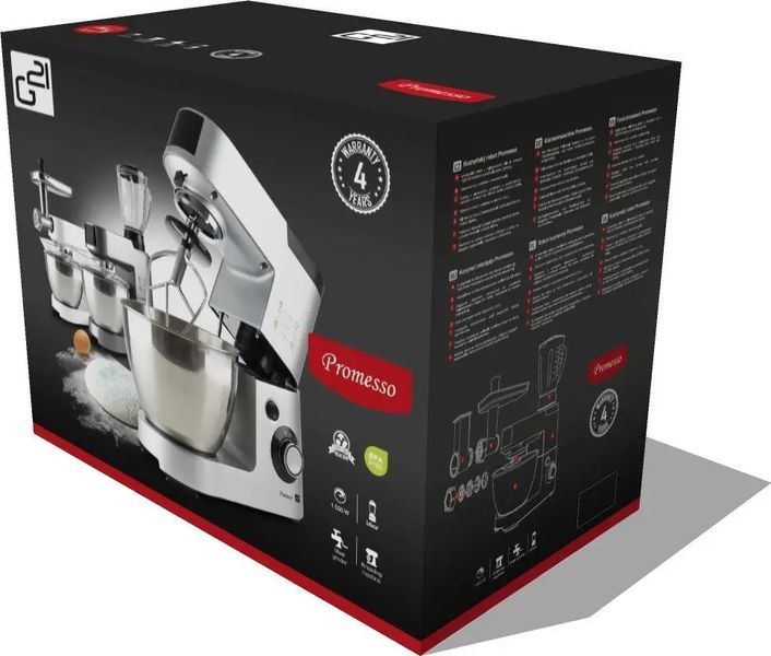 Кухонна машина G21 Promesso Silver 6008151 020688 фото