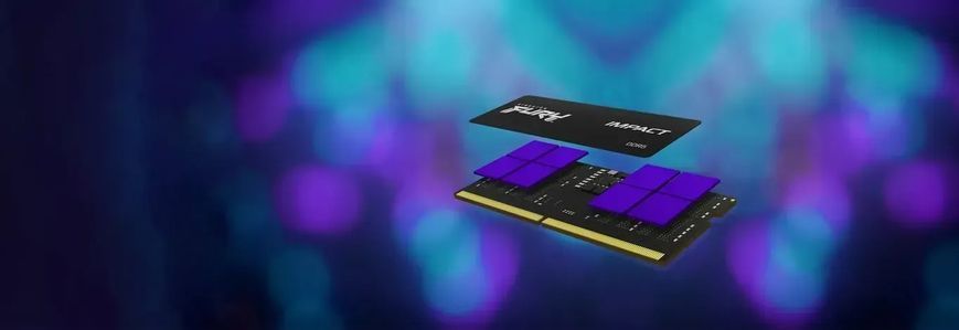 Память для ноутбуков Kingston Fury 32 GB (2x16GB) SO-DIMM DDR5 5600 MHz Impact (KF556S40IBK2-32) 527303ua фото