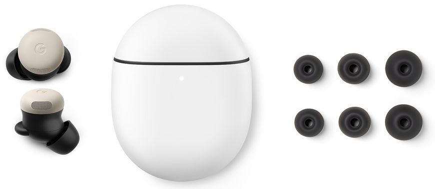 Внутрішньоканальні навушники GOOGLE Pixel Buds Pro 2 ANC персональний перекладач AI Порцеляна 2022344 фото