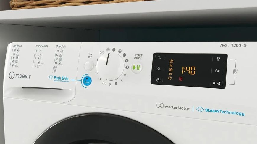 Пральна машина автоматична Indesit BWSE 71295X WBV EU 030391 фото
