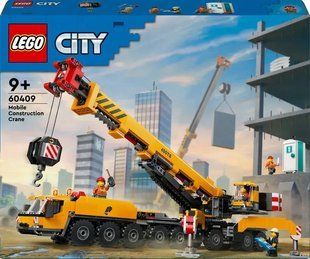 Блоковий конструктор LEGO City Жовтий мобільний будівельний кран (60409) 613384 фото