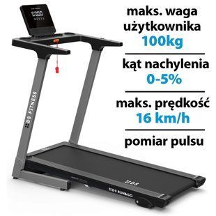 Беговая дорожка электрическая DEL SPORT Run&Go K11420 1100W 16km/h 575005 фото