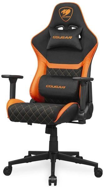 Комп'ютерне крісло для геймера Cougar Armor One V2 F black/orange 578335ua фото