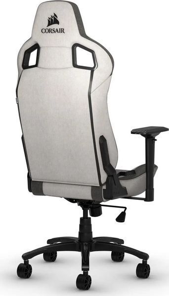 Компьютерное кресло для геймера Corsair T3 Rush Light Grey 018913 фото