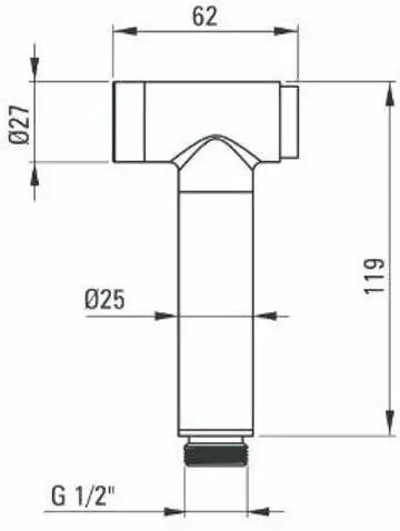 Змішувач для біде Deante Arnika BQA 034M 377127 фото