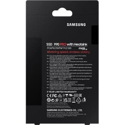 SSD накопичувач Samsung 990 PRO Heatsink 1TB (MZ-V9P1T0GW) 001993 фото