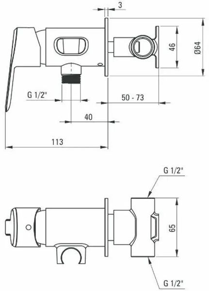 Смеситель для биде Deante Arnika BQA 034M 377127 фото