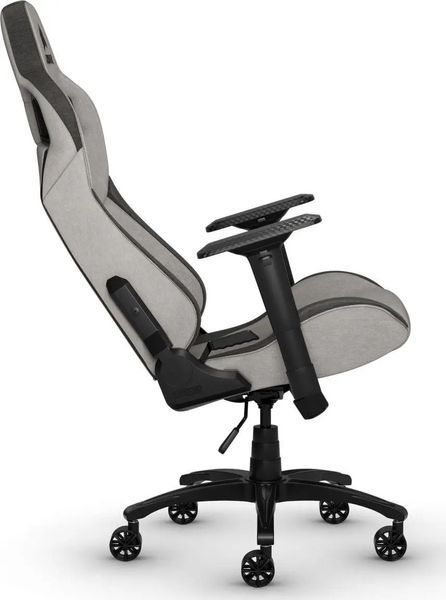 Компьютерное кресло для геймера Corsair T3 Rush Light Grey 018913 фото