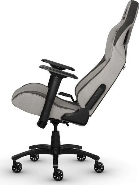 Компьютерное кресло для геймера Corsair T3 Rush Light Grey 018913 фото