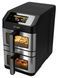 Фритюрница без масла Air Fryer ICOOOK MFR-IC-02 10л, с двойной корзиной, с окном для наблюдения за приготовлением 2139944 фото 5