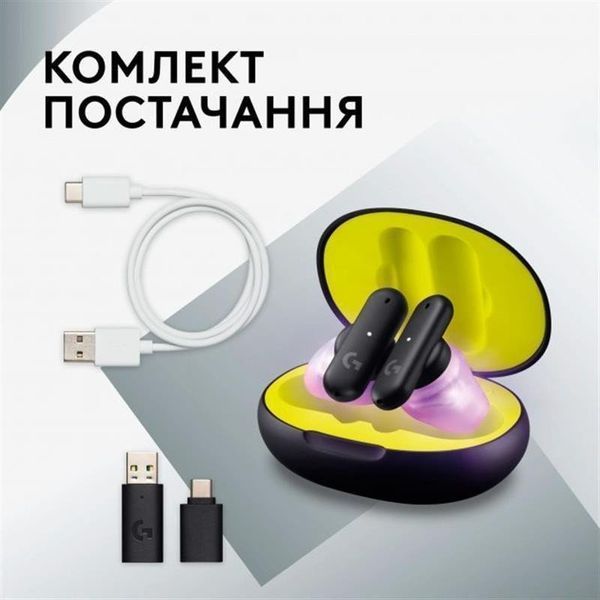 Навушники TWS Logitech FITS White (985-001183) 029275 фото