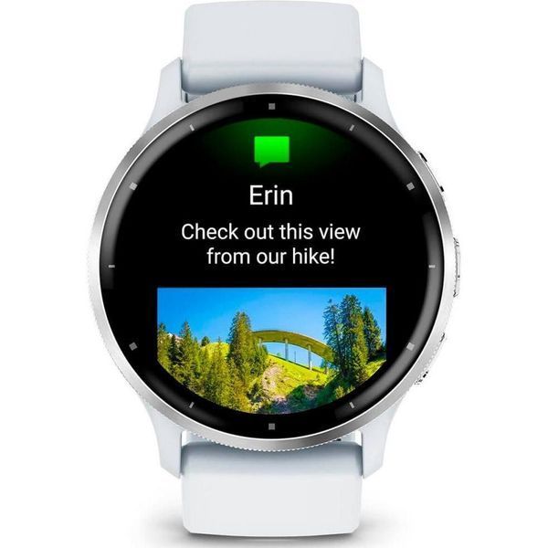 Смарт-годинник Garmin Venu 3 Silver Stainless Steel Bezel with Whitestone Case and Silicone Band (010-02784-00/50) 035112 фото