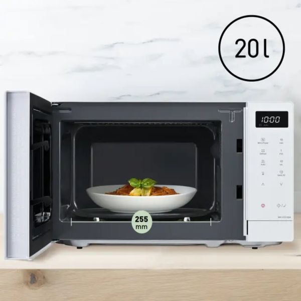 Мікрохвильова піч PANASONIC NN-ST21QWEPG 800 Вт, діаметр 25.5 см, об'єм 20 л, Quick 30, білий 2084918 фото