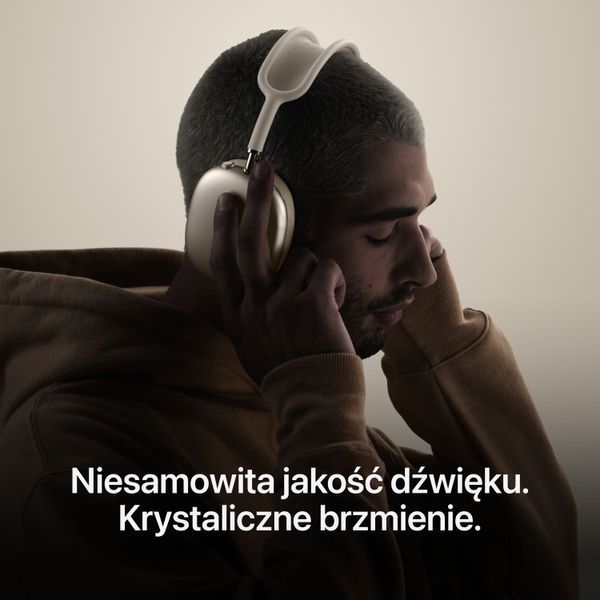 Навушники повнорозмірні APPLE AirPods Max 2 ANC MHWL4ZM/A Місячне сяйво 2122095 фото