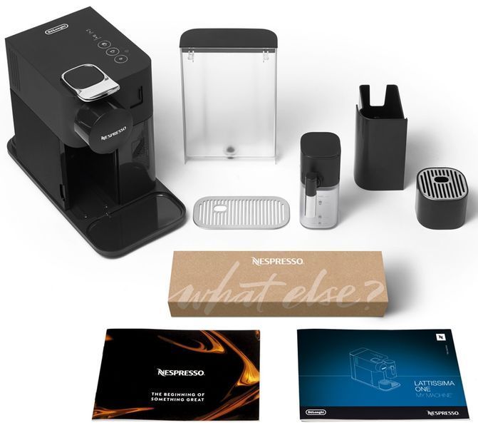 Експрес-кавоварка DELONGHI Nespresso Lattissima One EN510.B Чорний 467077 фото