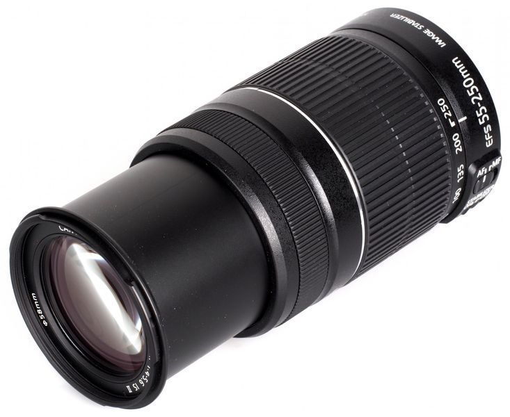 Довгофокусний об'єктив Canon EF-S 55-250mm f/4-5,6 IS STM (8546B005) 014449 фото