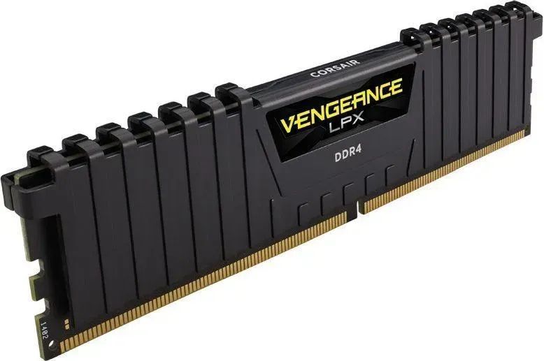 Пам'ять для настільних комп'ютерів Corsair 16 GB DDR4 2666 MHz Vengeance LPX Black (CMK16GX4M1A2666C16) 337475 фото