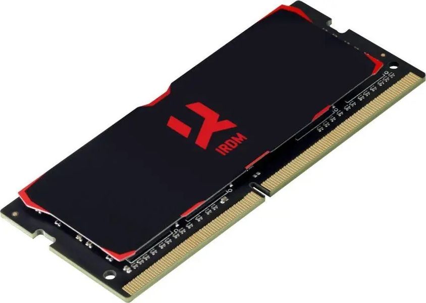 Память для ноутбуков GoodRAM 16 GB SO-DIMM DDR4 3200MHz IRDM Black (IR-3200S464L16A/16G) 441673 фото