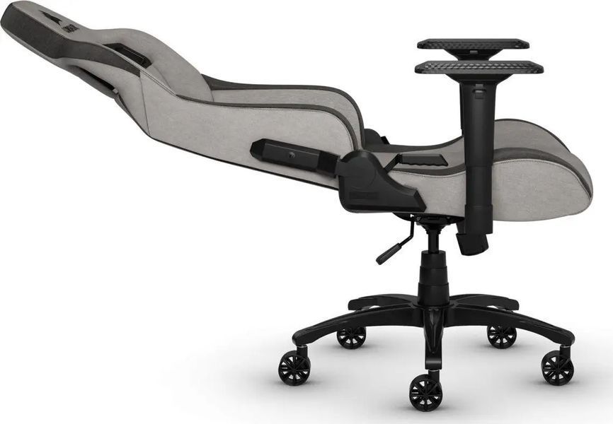 Компьютерное кресло для геймера Corsair T3 Rush Light Grey 018913 фото