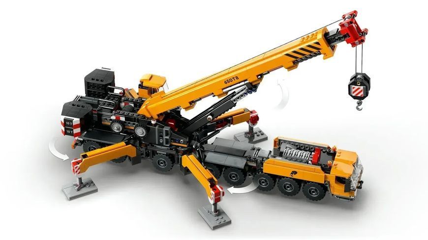 Блочный конструктор LEGO City Желтый мобильный строительный кран (60409) 613384 фото