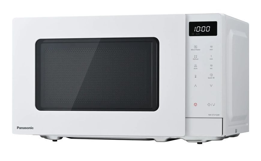Мікрохвильова піч PANASONIC NN-ST21QWEPG 800 Вт, діаметр 25.5 см, об'єм 20 л, Quick 30, білий 2084918 фото