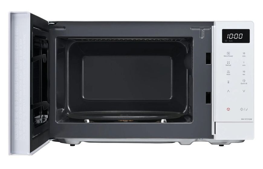 Мікрохвильова піч PANASONIC NN-ST21QWEPG 800 Вт, діаметр 25.5 см, об'єм 20 л, Quick 30, білий 2084918 фото