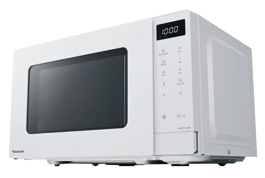 Мікрохвильова піч PANASONIC NN-ST21QWEPG 800 Вт, діаметр 25.5 см, об'єм 20 л, Quick 30, білий 2084918 фото